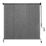 Roller Shade 8 Cordless Patio Blinds Uv Protection Grey Outdoor Amagenix New. Price: $124.99.