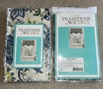 Waverly Navarra Porcelain Scallop Valance 52X16", Traditions, Blue, 10 Available New. Price: $9.99.