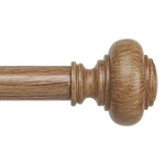 Wolistsa Wood Curtain Rods For Windows 48 To 84 Inch, Boho Vintage Decorative 1 New. Price: $62.05.