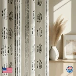 Ugoutry 100% Boho Blackout Curtains 72 Inches Long For Bedroom, Beige P New. Price: $68.69.