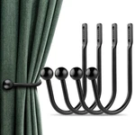 Holdbacks, 4PCS Curtains Holder Wall Mounted Drapery Tiebacks Retro W... New. Price: $21.09.