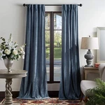 Martha Stewart Naples Chenille Solid Back Tab Window Curtain Panel Pair, 95, ... New. Price: $259.08.
