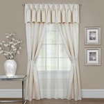 Achim Home Furnishing: Claire Ivory Geometric Contemporary Window Curtain Panel New. Price: $33.49.