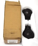Exclusive Home Vine Curtain Ball End 1" Matte Bronze For 36" To 72" Length Rod Open. Price: $6.29.