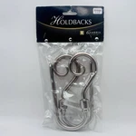 Cambria Signature Matte Silver Curtain Holdbacks Set Of 2 New Classy Window Deco. Price: $15.50.