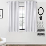 Panelsburg White Short Blackout Curtains For Bedroom Small Windows,linen Back... New. Price: $27.59.