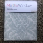 Set Of 2 Martha Stewart Window Rod Pocket Panel Dynasty Sheer New. Price: $22.49.