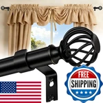Rods For Windows 36-144 INCH(3-12FT), Matte Black Long Decorative New. Price: $52.51.