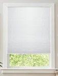 Tonature No Drill Cellular Shades Indoor Windows 26" X 64" White New. Price: $28.70.