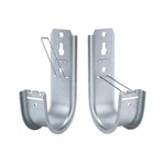 100 Pack 2-INCH Galvanized Steel Cable Support J-hooks With Retainer Clips ... New. Price: $118.26.