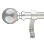 Decopolitan Classic Ball Curtain Rod 18 To 36 Inches Antique Silver New. Price: $35.37.