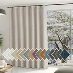 Room Darkening Patio Curtains For Sliding Door, Hook Belt/rod Pocket/back Tab New. Price: $45.25.