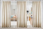 Room Divider Tension Rod 28-171IN Adjustable 4-10FT Floor To Ceiling White New. Price: $59.99.