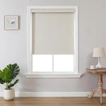 Joydeco 100% Blackout Roller Shades Cordless Blinds Free-stop Beige 29"W X 75"H New. Price: $39.00.