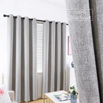 Grali-decor Zigzag Textured Gray Curtains, Faux Linen Drapes For Living Room/... New. Price: $54.32.