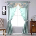 Regal Home Collections Amore 5-PIECE Window Curtain Set With Valance And 2 New. Price: $40.60.