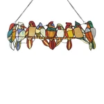 Chloe Lighting Birds On Vine Tiffany-style Animal Design Window Panel 26"... New. Price: $61.20.