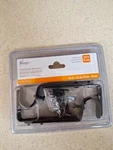 Kenney Adjustable Curtain Rod Brackets, Black (2-PACK) New. Price: $7.30.