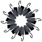 Baotongle 24PCS Small Curtain Clips Stainless Steel Hooks For Hanging Black New. Price: $10.99.