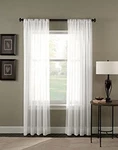Elegant Super Long 1-PANEL Sheer Window Curtain Drape 120" Rod Pocket Solid New. Price: $6.00.