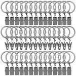 42 Pack Curtain Rings With Clips 1.26" Interior Diameter,metal Drapery W... New. Price: $16.43.