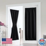 Pony Dance Blackout Curtain French Door Thermal Insulated Window Shade Tieback New. Price: $31.17.