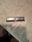 1970 1971 1972 Cutlass Monte Carlo Front Door Pull Strap End Caps Pair Gm Oem Used. Price: $20.00.