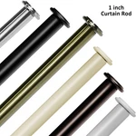 1" Bouton Adjustable Single Drapery Curtain Rod, 28 -48"/48"-84"/84"-120" New. Price: $35.09.