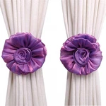 Rose Flower Curtain Tieback, 6.7" Diameter, Christmas Decorations 1 Pair Flor... New. Price: $11.84.