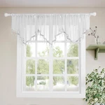 Molaxhome Swag Curtain Inch Length Rod 51"W 23"L (pack Of 1), White New. Price: $15.99.