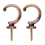 Uxcell 2PCS Curtain Holdback, Aluminum Alloy Wall Mounted Copper New. Price: $14.43.