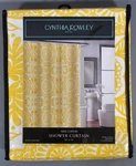 Cynthia Rowley New York 100% Cotton Fabric Shower Curtain 72"X72" RN#30221. Price: $24.95.