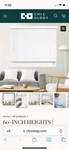 Faux Blinds & Shades Window For Home Wooden 28 X60" White New. Price: $40.00.