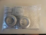 SET/24 Dess Abs Plastic Curtain Grommets Inner Diameter 1-9/16" Matt Silver New. Price: $19.99.