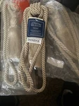Jc Penney Home Collection - Tassel Tie Back Linen Set Of 2 Nwt New. Price: $25.00.