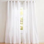 Exclusive Home Loha Linen Grommet Top 54"W 84"L (pack Of 2), Winter White New. Price: $29.99.