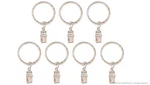 Home Decor Curtain Rods Clips Rings Distressed Ivory White Set Of 7 New. Price: $24.00.