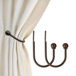 Arnorx Curtain Holdbacks, Hooks, 2 Pcs Solid Steel Antique Bronze New. Price: $18.89.