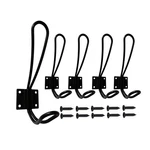 Mokife Wire Coat Hooks Black, 5 Pack Rustic Wall Heavy Duty Double Pron... New. Price: $10.58.