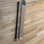 Ivilon Tension Curtain Rod Spring For Windows Shower 36-54 Black Open. Price: $24.00.