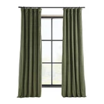 Hunter Green Velvet Thermal Blackout Curtains 50W X 108L Energy Efficient Panel New. Price: $74.19.