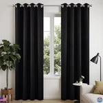 Joydeco 84-INCH Blackout Curtains Elegant Grommet Drapes, Noise-reducing, New. Price: $48.22.
