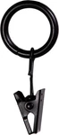 Petit Window Curtain Clip Rings, 14-PACK, Black New. Price: $17.12.