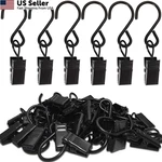 Amzseven Stainless Steel Hooks Curtain 2.4 Inches, Long Black New. Price: $26.16.