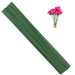 Arlai Pack Of 50, Diameter 2MM Dark Green Paper Wrapped Floral Stem Wire 16 I... New. Price: $14.10.