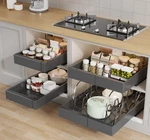 Seinloes 4 Pack Pull Out Cabinet Organizer 21" Deep With Raising Pa... Fast Ship New. Price: $134.99.