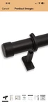 Blasthome Luxury Extra Long Curtain Rod, Set 15 Ft Brushed Dark Brown New. Price: $85.00.