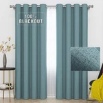 Grali-decor Teal Blue Blackout Curtains Block Full Light Window Treatment The... New. Price: $67.80.
