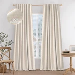 100% Blackout Curtains 96 Inches Long Linen & Drapes For Bedroom Bac... New. Price: $70.71.