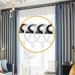 24 Pack 38MM Inner Diameter Metal Curtain Drape Sliding Eyelet Rings White Tone New. Price: $9.99.